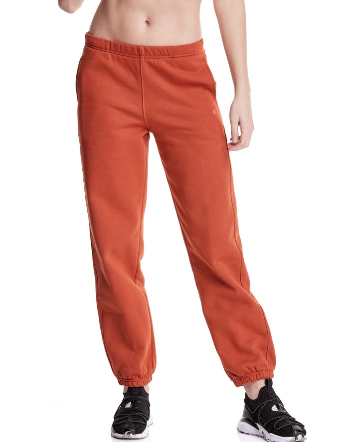 Champion Reverse Weave Boyfriend Trainingsbroek Dames - Oranje - Belgie 8630GQOXY